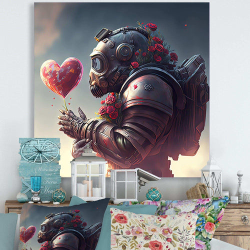 Robot In Love At Valentines Day II
