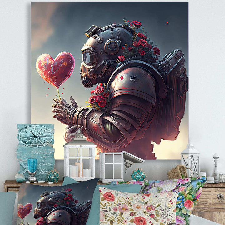 Robot In Love At Valentines Day II