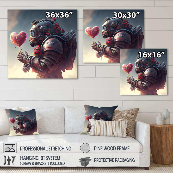 Robot In Love At Valentines Day II