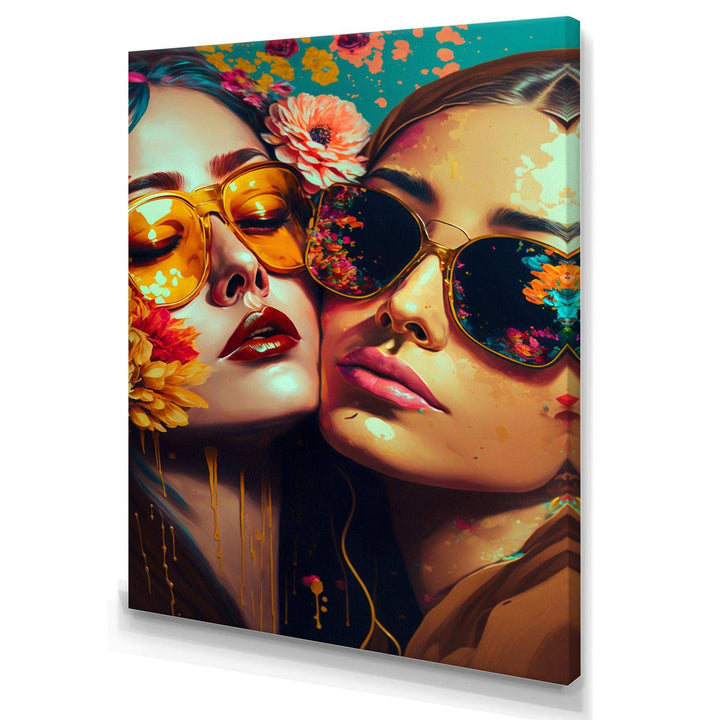 Stylish Women Kissing III