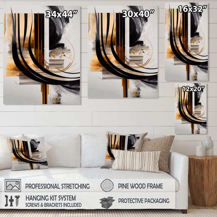 Gold Touch Art Deco III - Modern Bedroom Wall Art