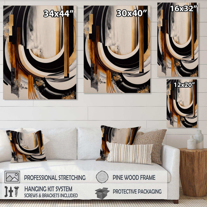 Gold Touch Art Deco IV - Modern Wall Art Prints