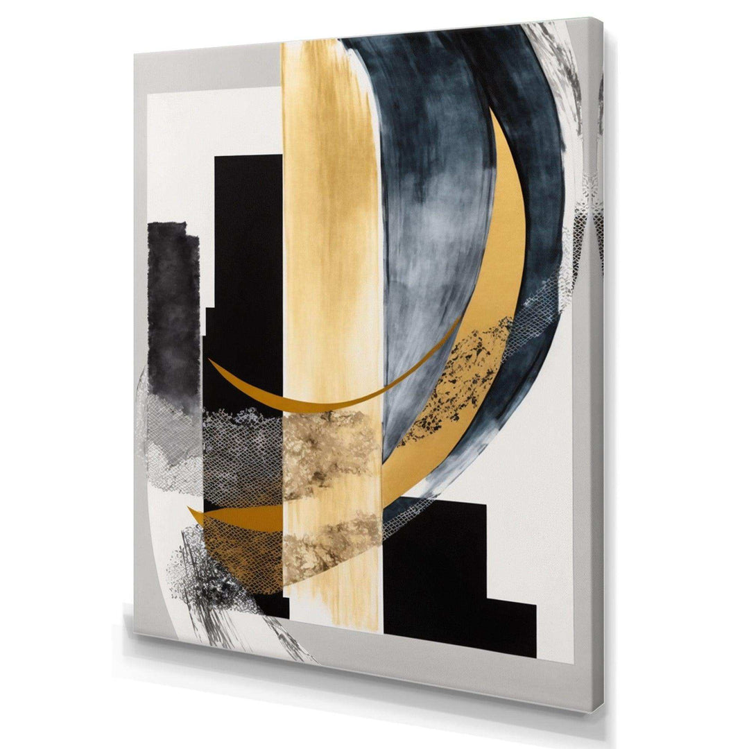 Glam Art Deco Abstract I - Modern Canvas Wall Art