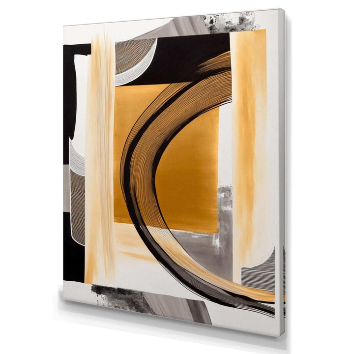 Glam Art Deco Abstract III - Modern Living Room Wall Decor