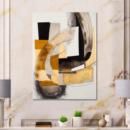 Glam Art Deco Abstract IV - Modern Bedroom Wall Art
