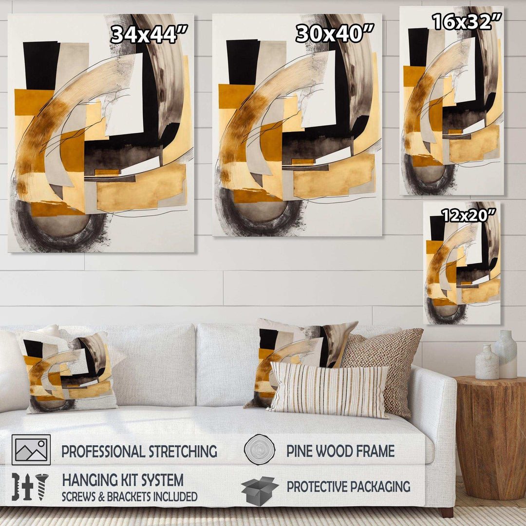 Glam Art Deco Abstract IV - Modern Bedroom Wall Art