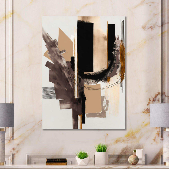 Warm Watercolor Abstract I - Modern Wall Art Prints