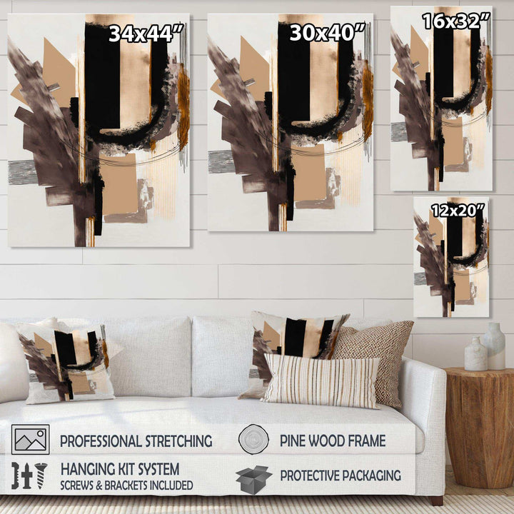 Warm Watercolor Abstract I - Modern Wall Art Prints