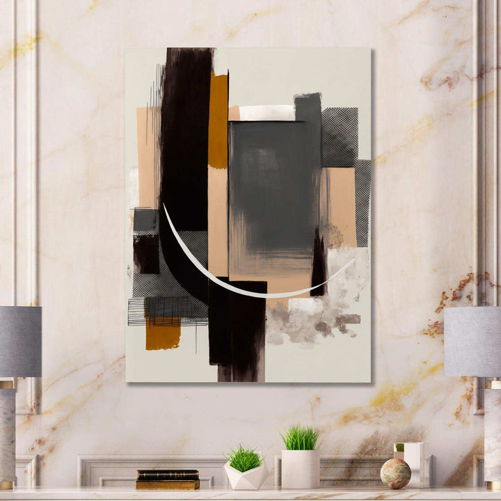 Warm Watercolor Abstract II - Modern Canvas Wall Art