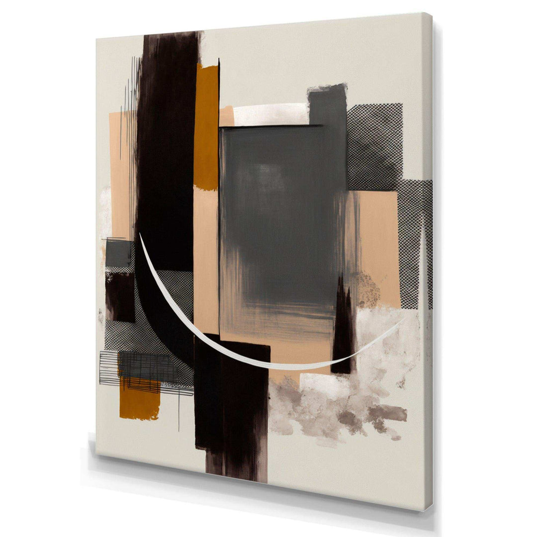 Warm Watercolor Abstract II - Modern Canvas Wall Art