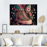 Floral Pink Sneakers Art I