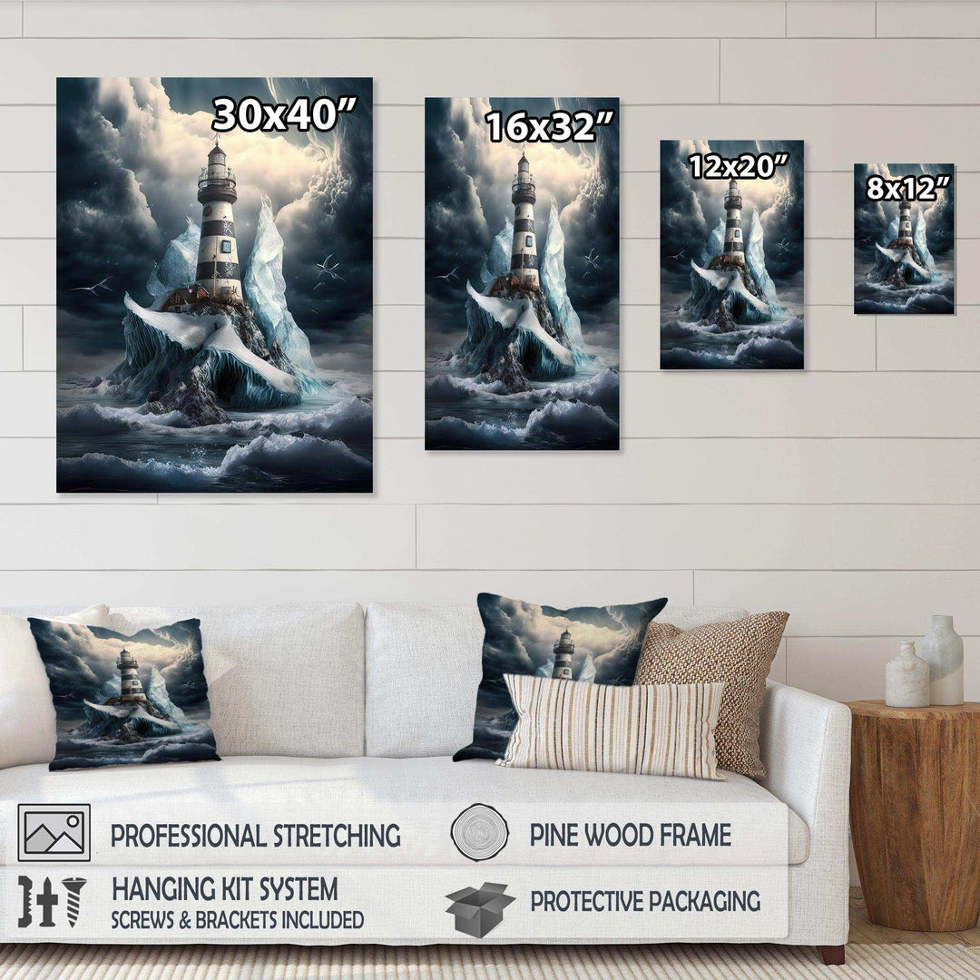Fantasy Lighthouse In The Arctic Ocean V