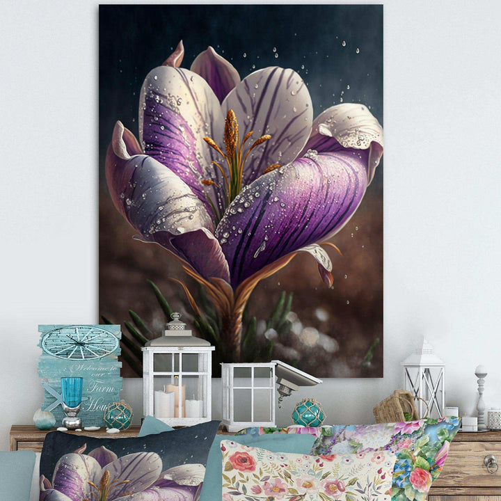 Blooming Crocus I