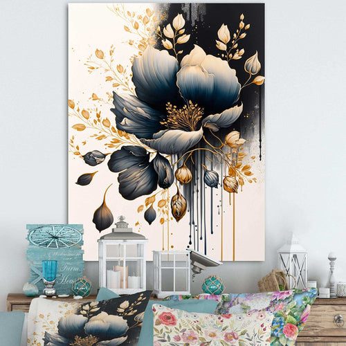 Blue And Gold Crocus Bunch II