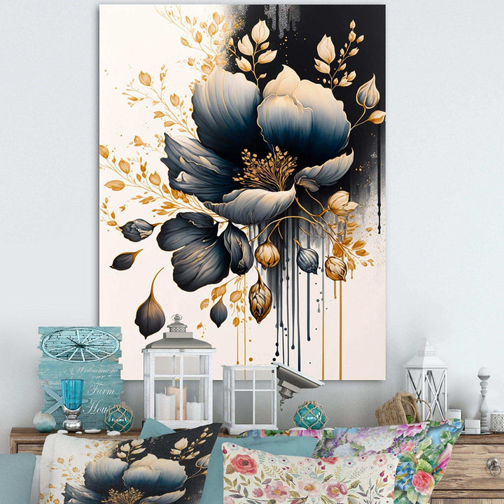 Blue And Gold Crocus Bunch II