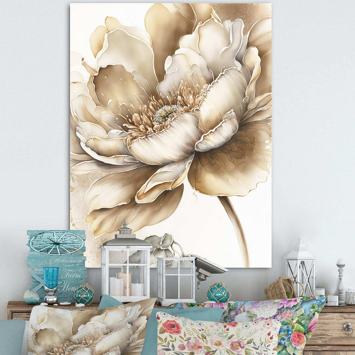 Indigold Beige Flower IV
