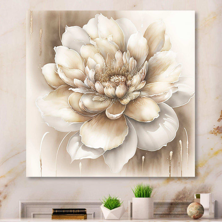 Single Beige Flower II