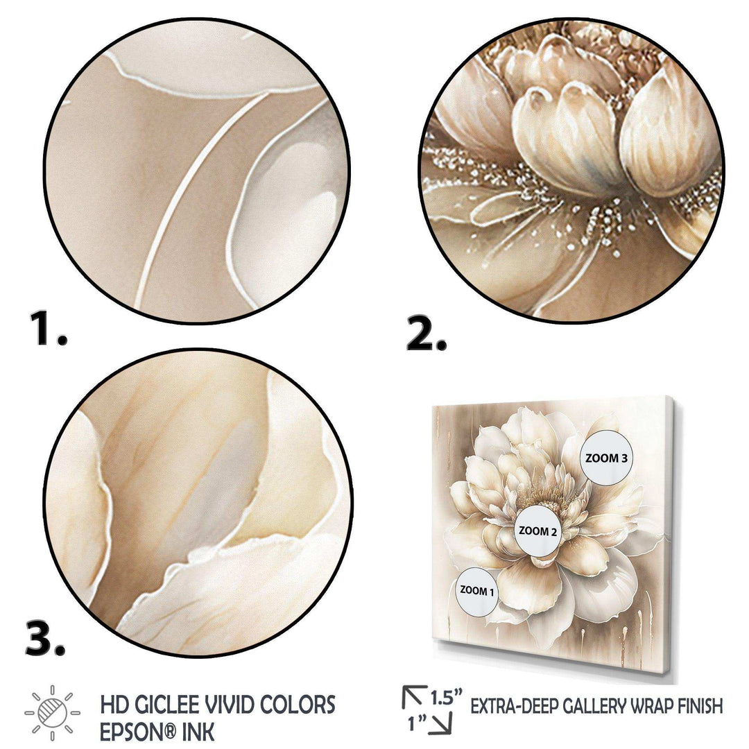 Single Beige Flower II