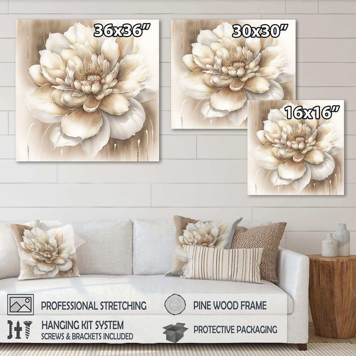 Single Beige Flower II
