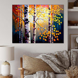 Autumn Birch Trees Forest I