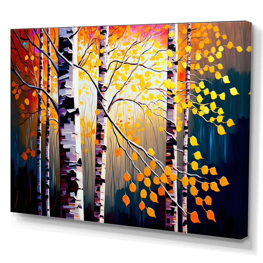Autumn Birch Trees Forest I