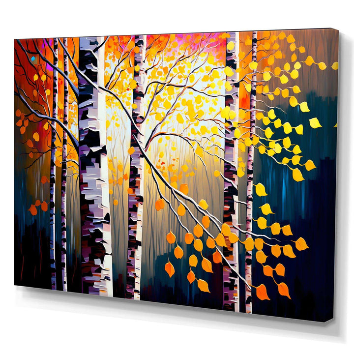 Autumn Birch Trees Forest I