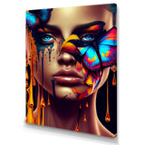 Sensual Woman With Colorful Butterfly II