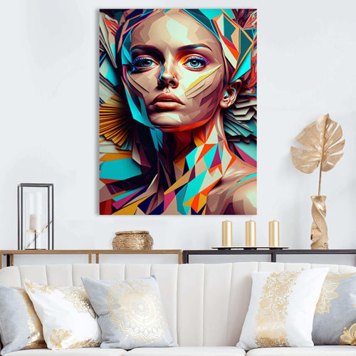Cubic Woman Portrait I