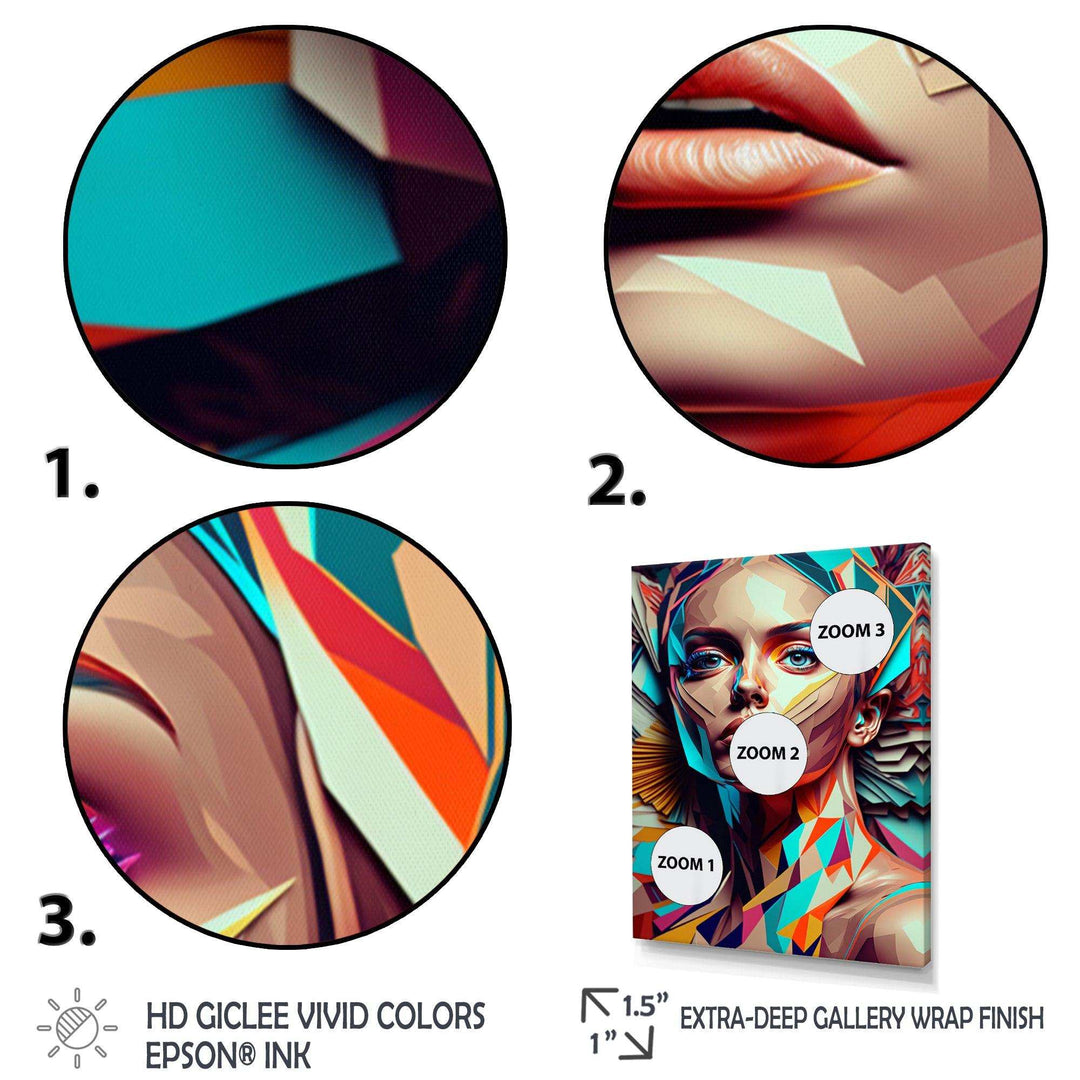Cubic Woman Portrait I
