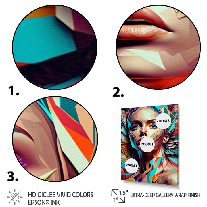 Cubic Woman Portrait I