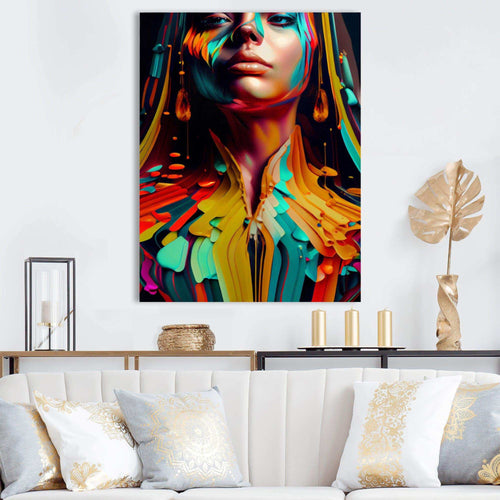 Vibrant Creative Woman Portrait VI