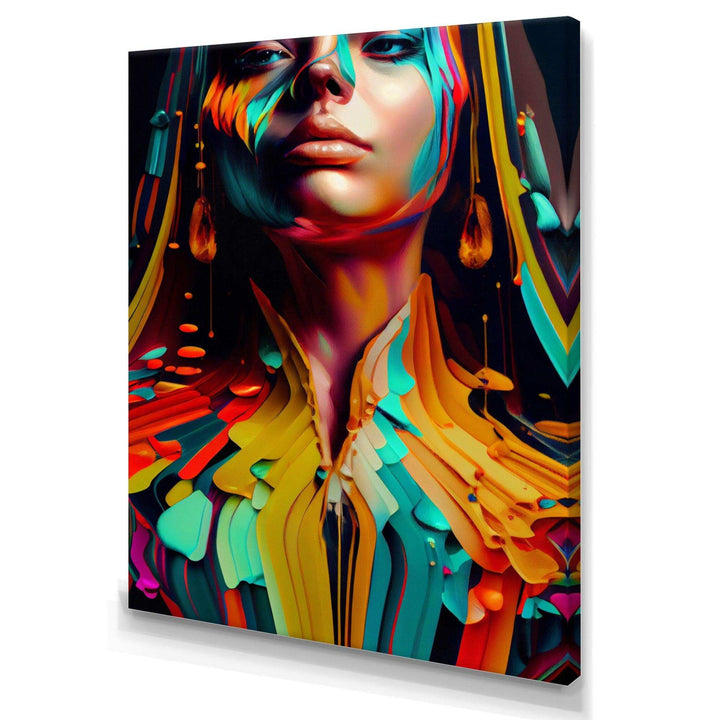 Vibrant Creative Woman Portrait VI