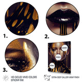 Sensual Liquid Gold Woman VI