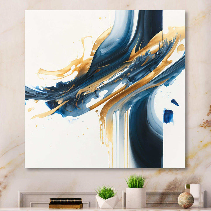 Stylish Spiral Abstract II - Modern Canvas Wall Art