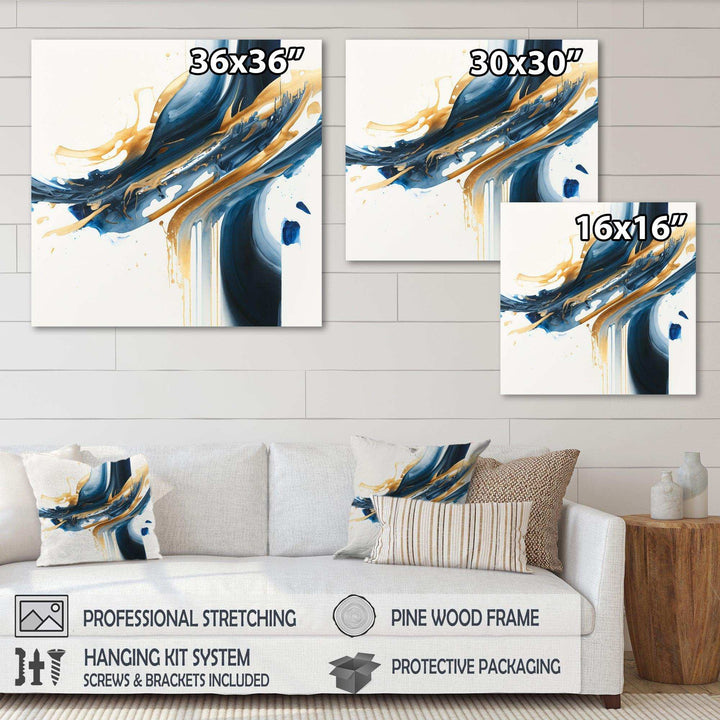 Stylish Spiral Abstract II - Modern Canvas Wall Art