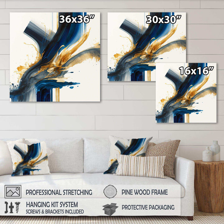 Stylish Spiral Abstract IV - Modern Living Room Wall Decor