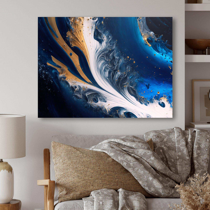 Ice Paint Splash III - Modern Wall Art Prints