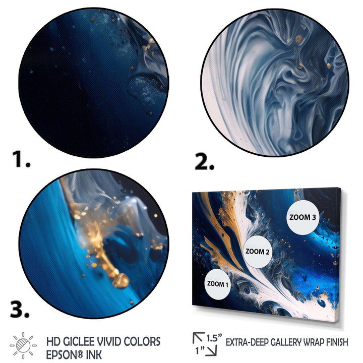 Ice Paint Splash III - Modern Wall Art Prints