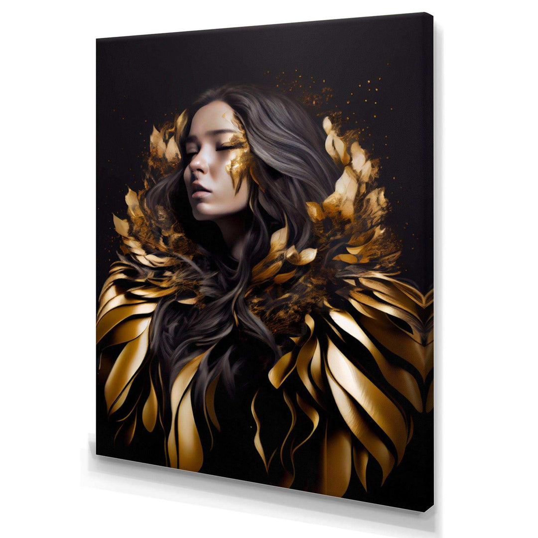 Gold And Black Sensual Woman III
