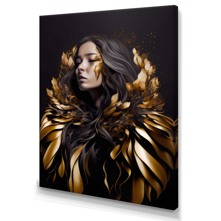 Gold And Black Sensual Woman III