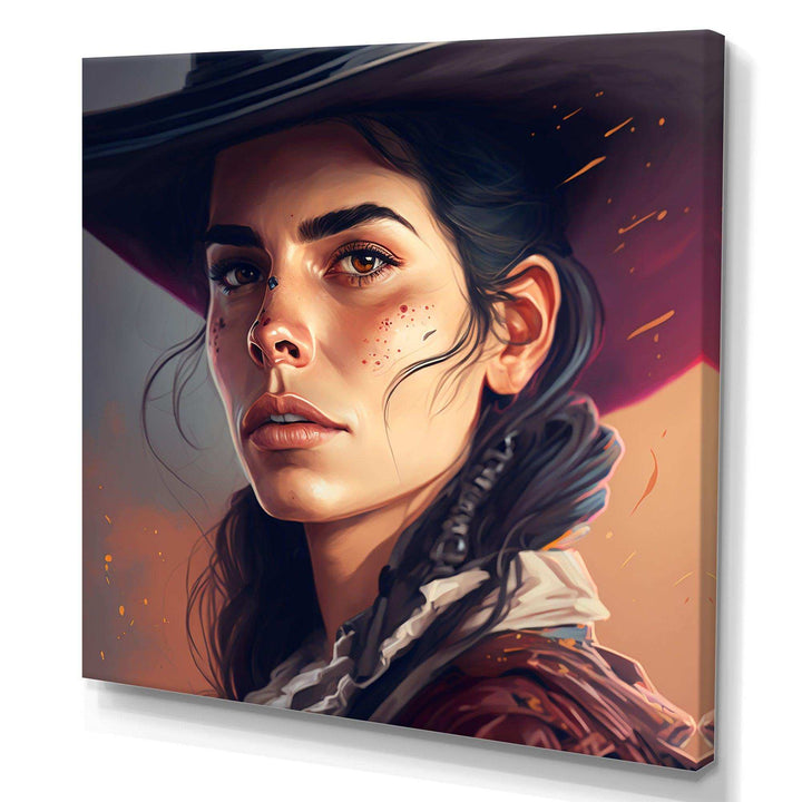 Western Cow Girl I