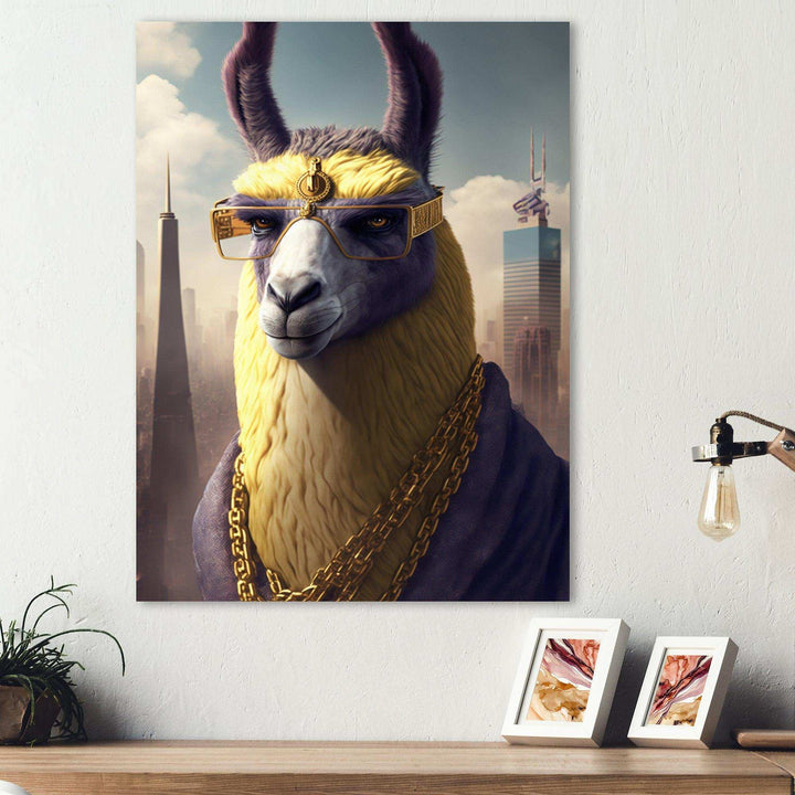 Llama Gangster In NYC