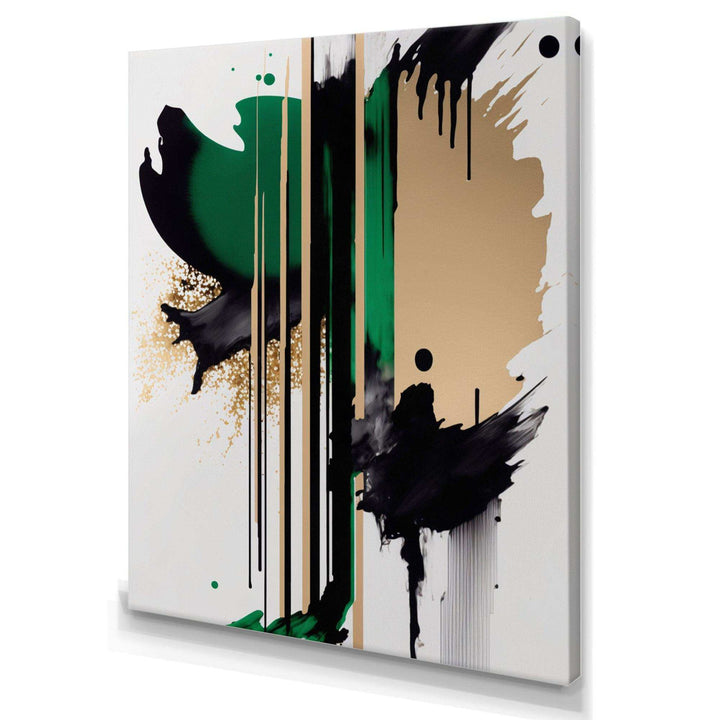 Green Minimalist Abstract  - Modern Wall Art Prints