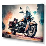 Motorcycle Parked In The Desert I