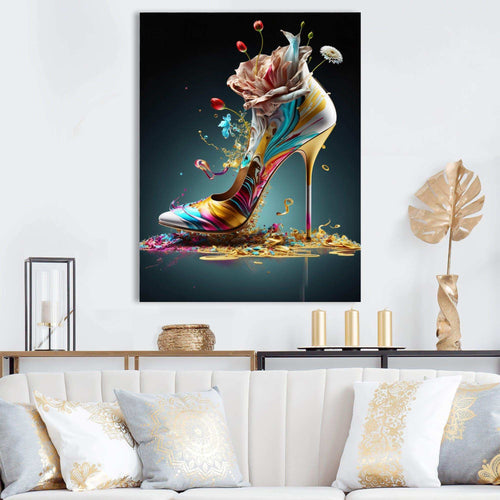 Blue Floral Hight Heels II