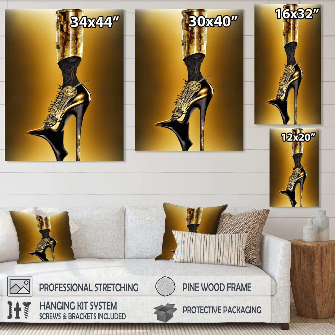 Golden Mechanic High Heel V