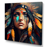 Colorful Native American Woman III