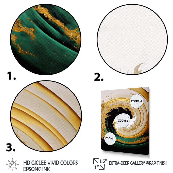 Gold Watercolor Liquid Art  - Modern Wall Art Prints