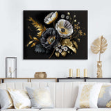 Golden Gothic Floral Bouquet II