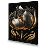 Black And Gold Tulip